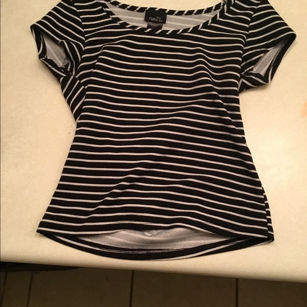 Striped Black Shirt